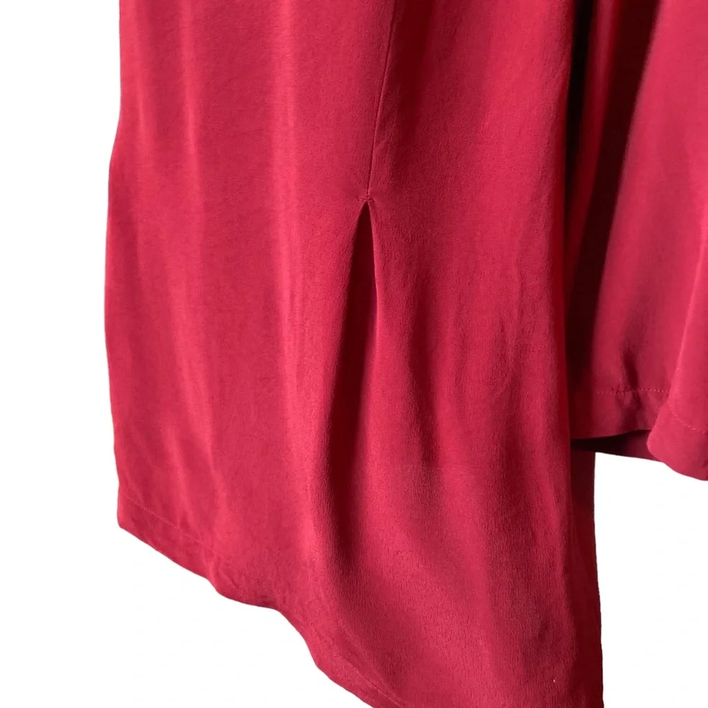 J. Jill Women’s red quarter length sleeves blouse, Sz - M - Picture 5 of 15